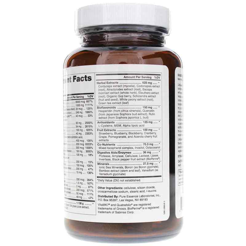 Life Essence Multivitamin, 120 Tablets, by Pure Essence Labs, image #3