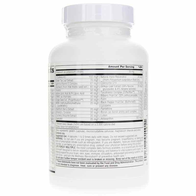 Life Force Multiple No Iron Capsules, 120 Capsules, by Source Naturals, image #3