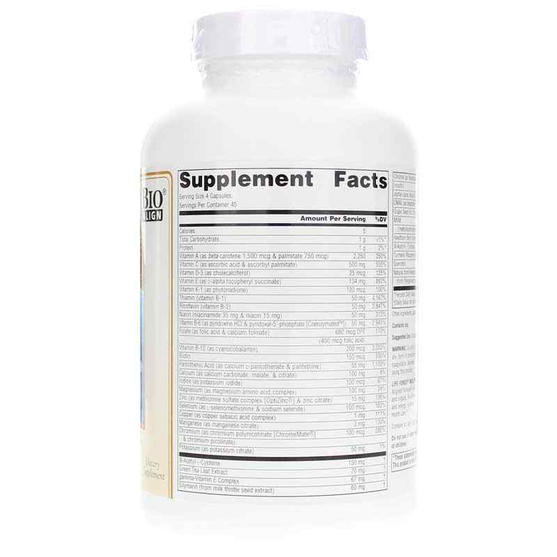 Life Force Multiple No Iron Capsules, 180 Capsules, by Source Naturals, image #2