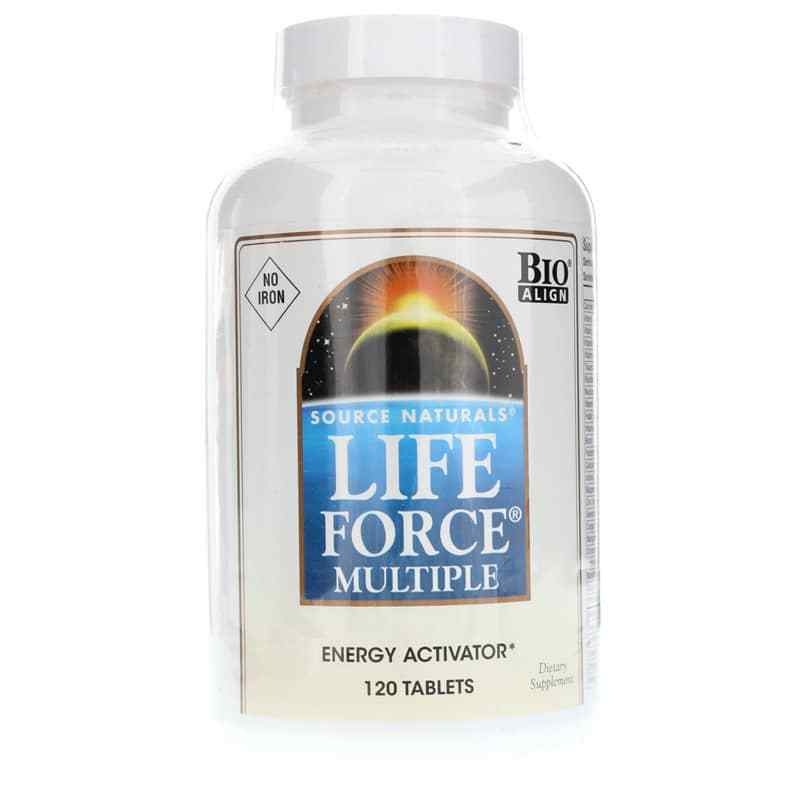 Life Force Multiple No Iron Tablets, by Source Naturals