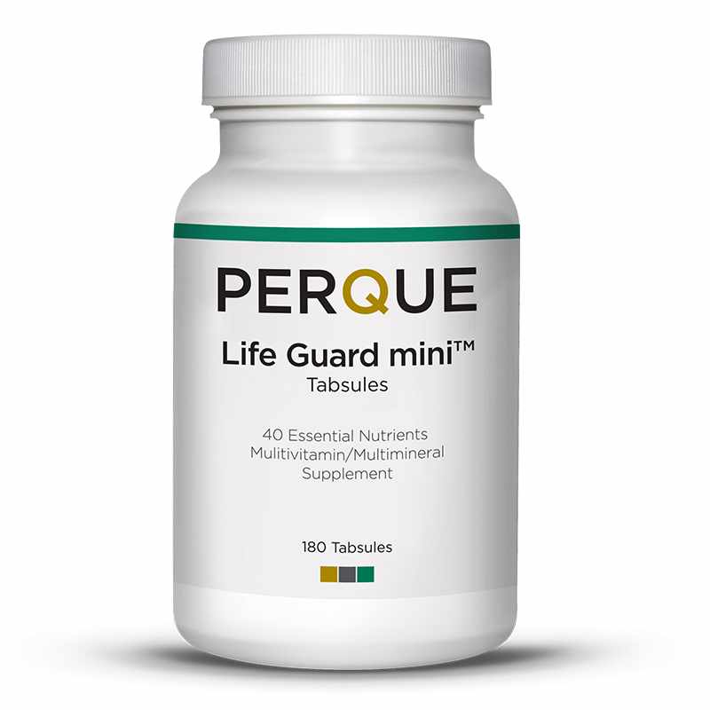 Life Guard Mini Multivitamin/Multimineral, 180 Tabsules, by PERQUE