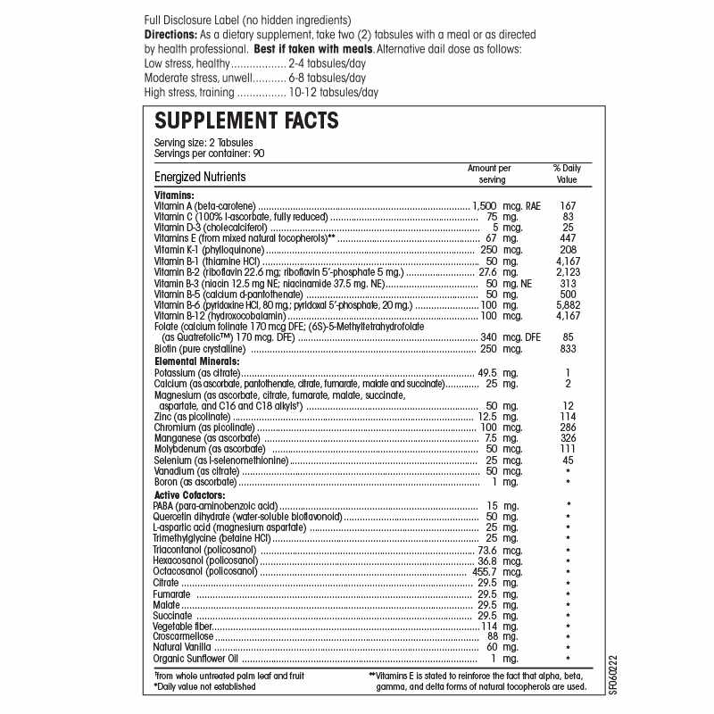 Life Guard Mini Multivitamin/Multimineral, 180 Tabsules, by PERQUE, image #2