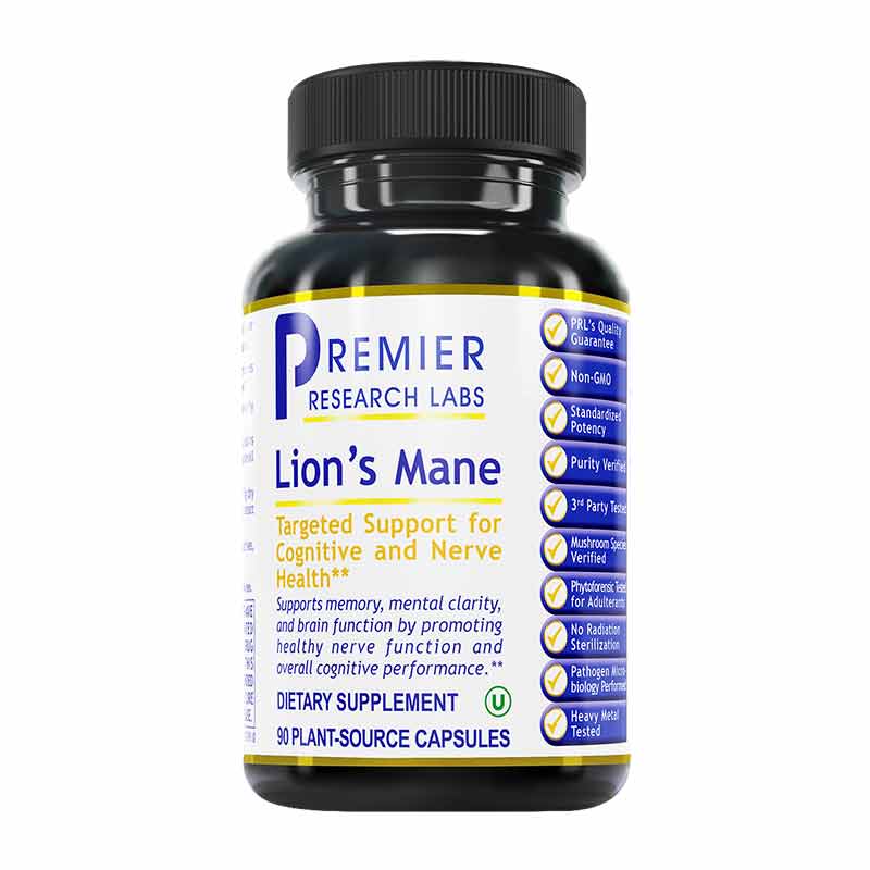Lion's Mane, 90 Capsules, by Premier Research Labs
