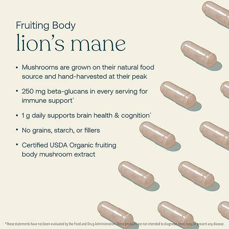 Lion's Mane, 120 Vegan Capsules, by True Grace, image #7