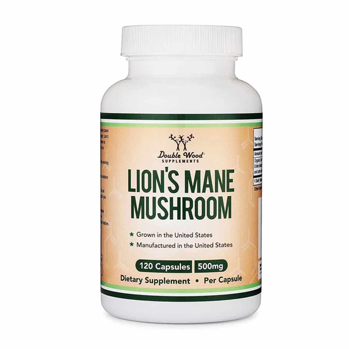 Lion's Mane Mushroom, by Double Wood Supplements