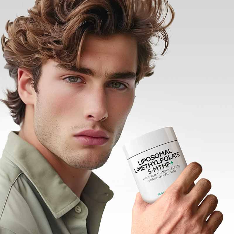 Liposomal L-Methylfolate 5-MTHF+, 60 Veg Capsules, by Codeage, image #5