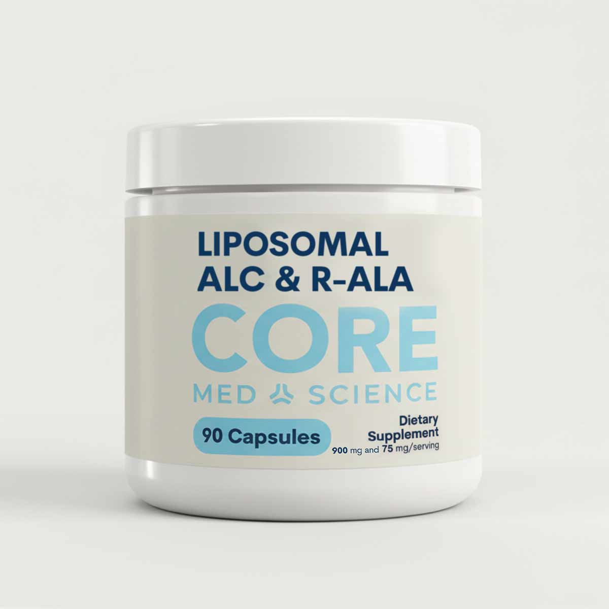 Liposomal ALC & R-ALA, 90 Capsules, by Core Med Science