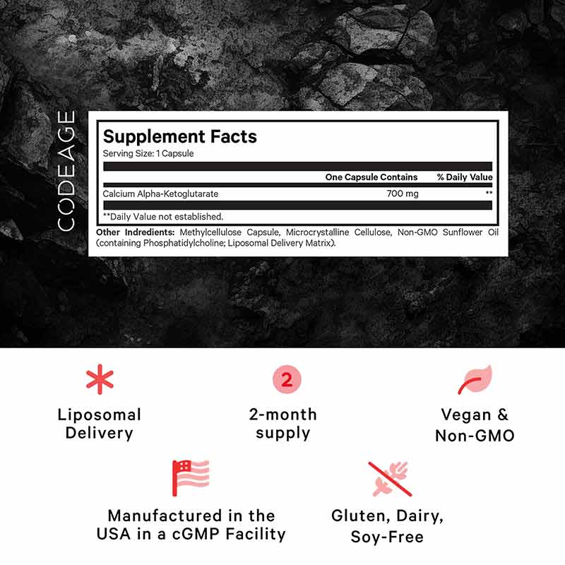 Liposomal Calcium AKG, by Codeage, image #2
