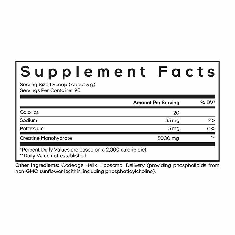 Liposomal Creatine Monohydrate, by Codeage, image #2