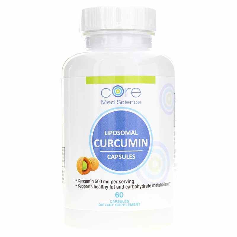 Liposomal Curcumin Caps, by Core Med Science