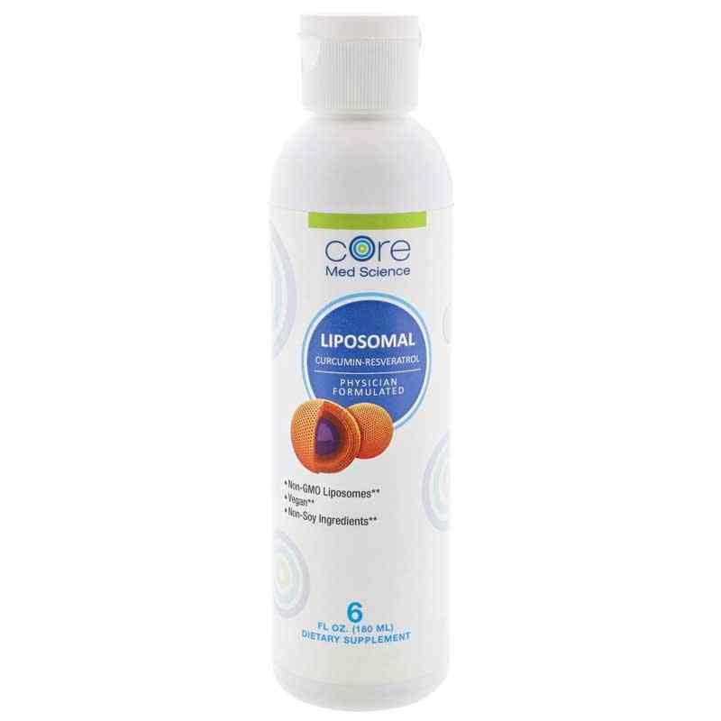 Liposomal Curcumin-Resveratrol, by Core Med Science