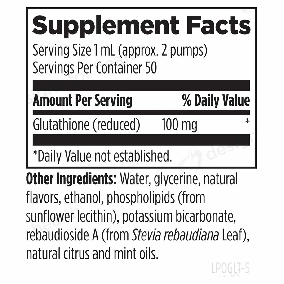 Liposomal Glutathione, 1.6 Oz, by Designs For Health