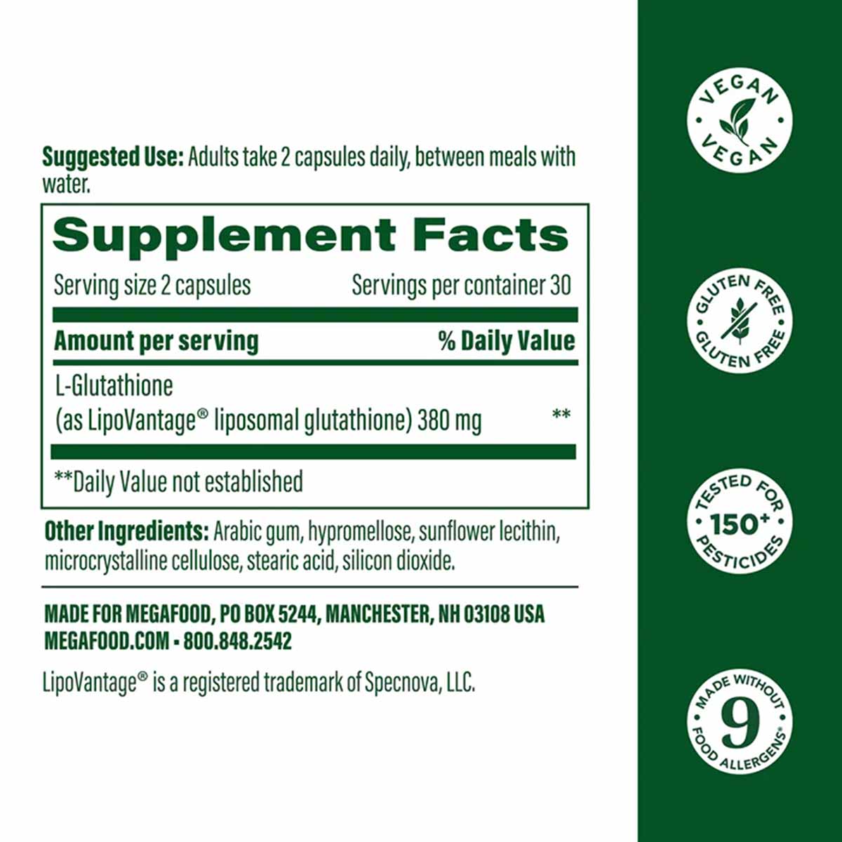 Liposomal Glutathione, by Megafood