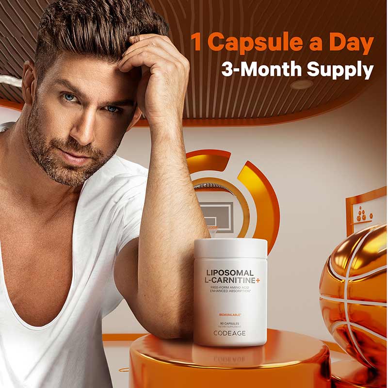 Liposomal L-Carnitine+, Codeage Natural Healthy Concepts Liposomal L-Carnitine+, Codeage Natural Healthy Concepts