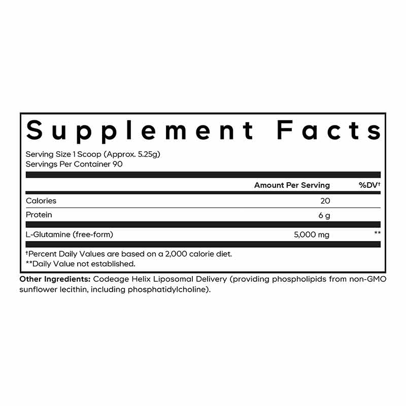 Liposomal L-Glutamine+ Powder, by Codeage, image #2