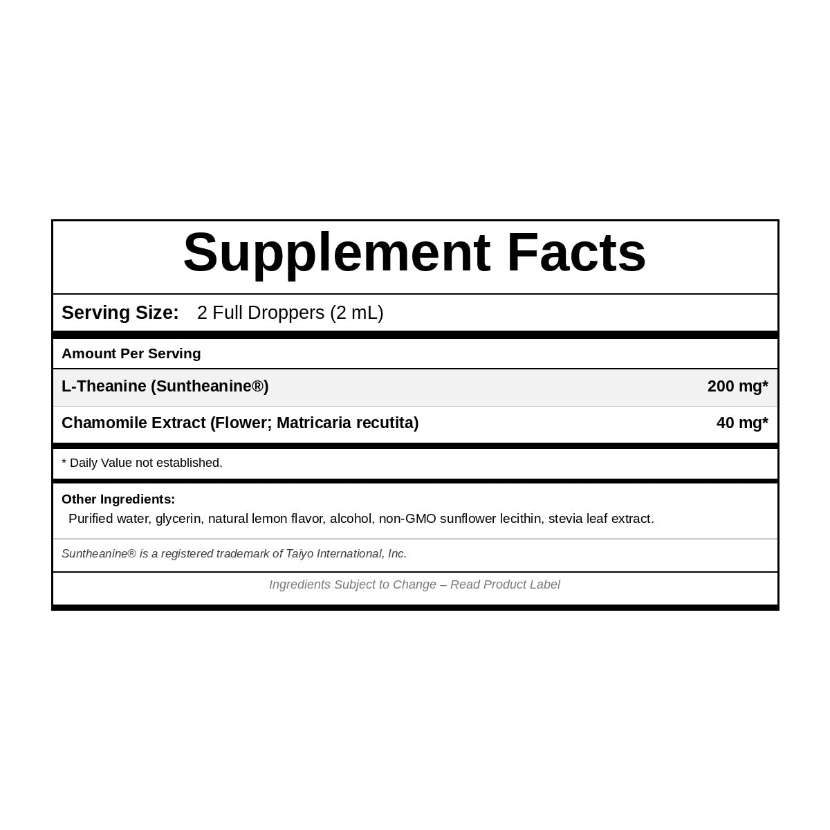 Liposomal L-Theanine, 2 Oz, by NutriDyn