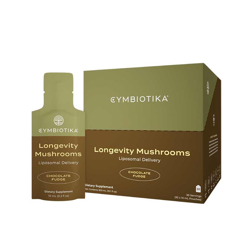 Liposomal Longevity Mushrooms, by Cymbiotika
