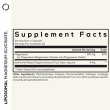 Liposomal Magnesium Glycinate, by Codeage
