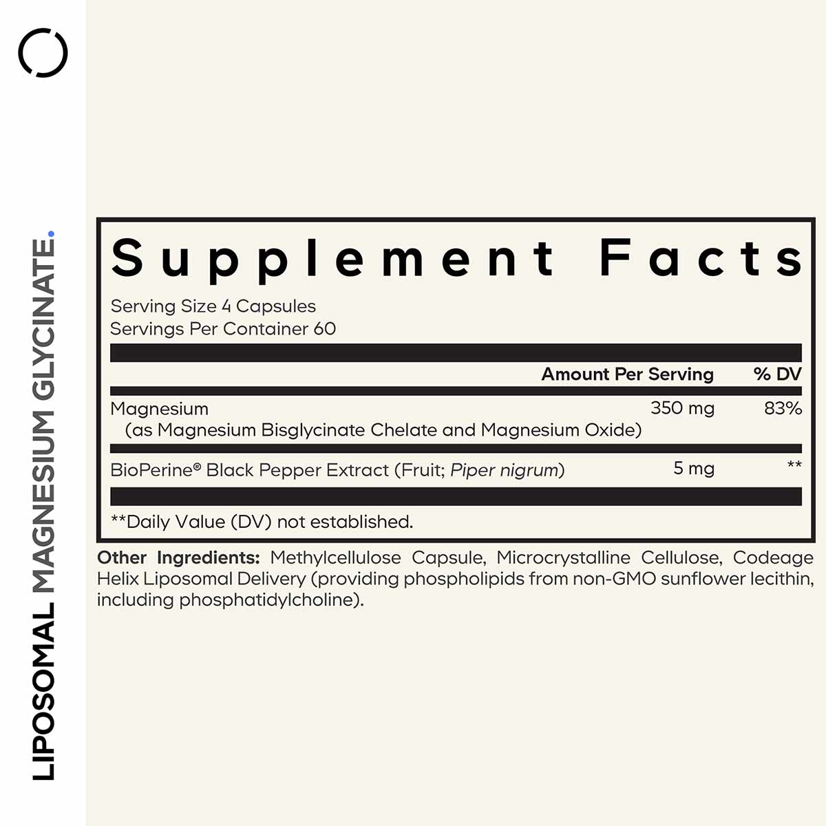 Liposomal Magnesium Glycinate, by Codeage