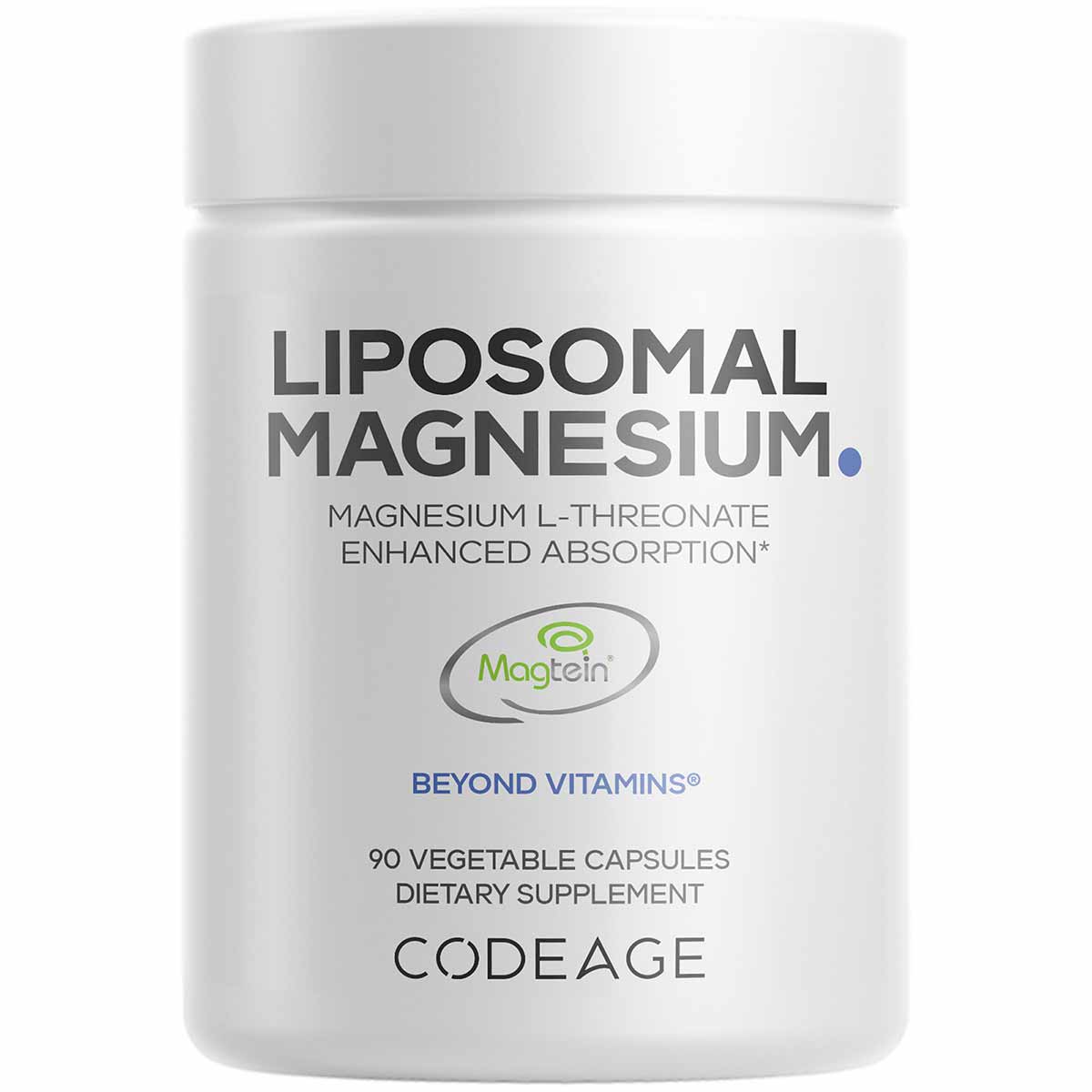 Liposomal Magnesium L-Threonate, by Codeage