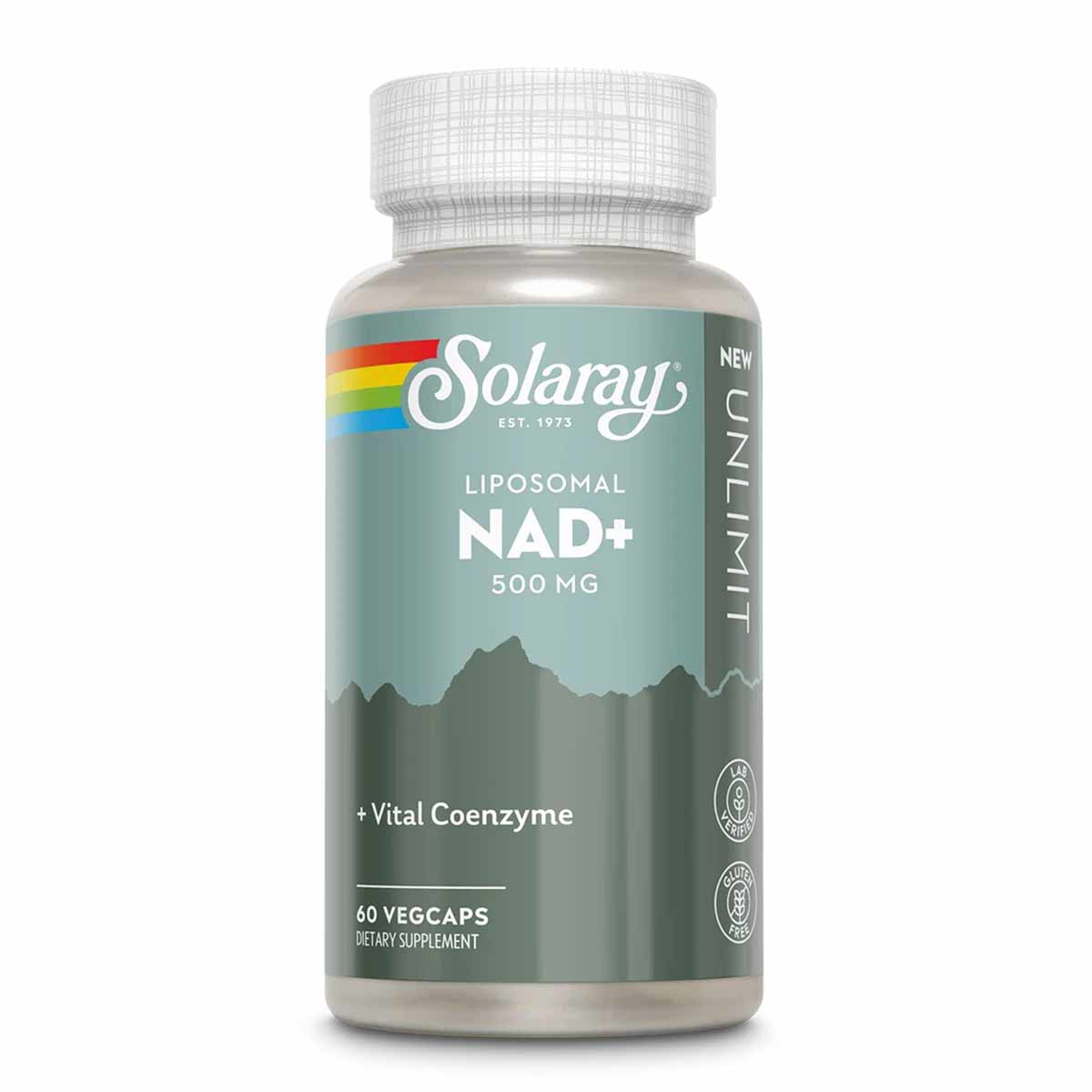Liposomal NAD+ 500mg, by Solaray