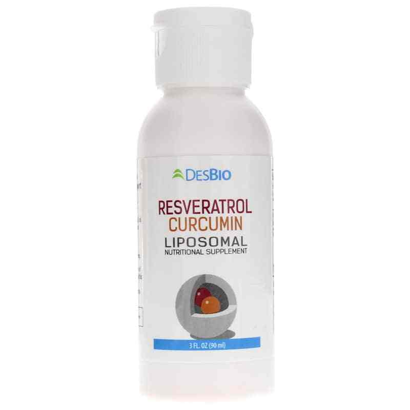 Liposomal Resveratrol Curcumin, 3 Oz, by DesBio