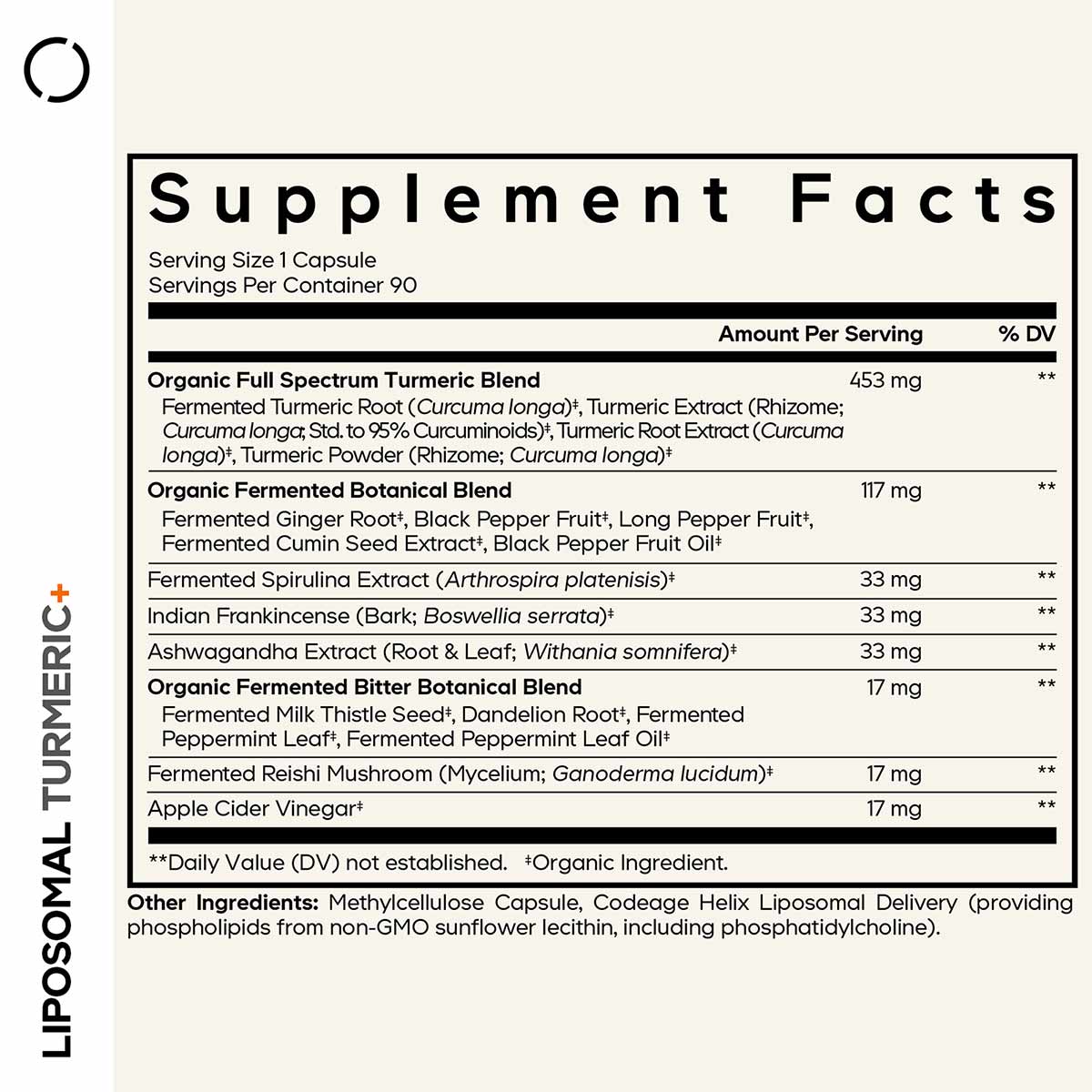 Liposomal Turmeric, by Codeage