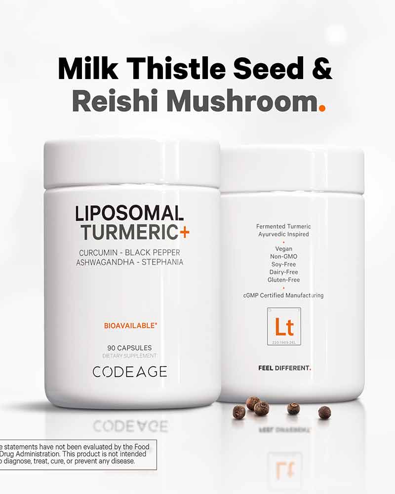 Liposomal Turmeric, by Codeage, image #6
