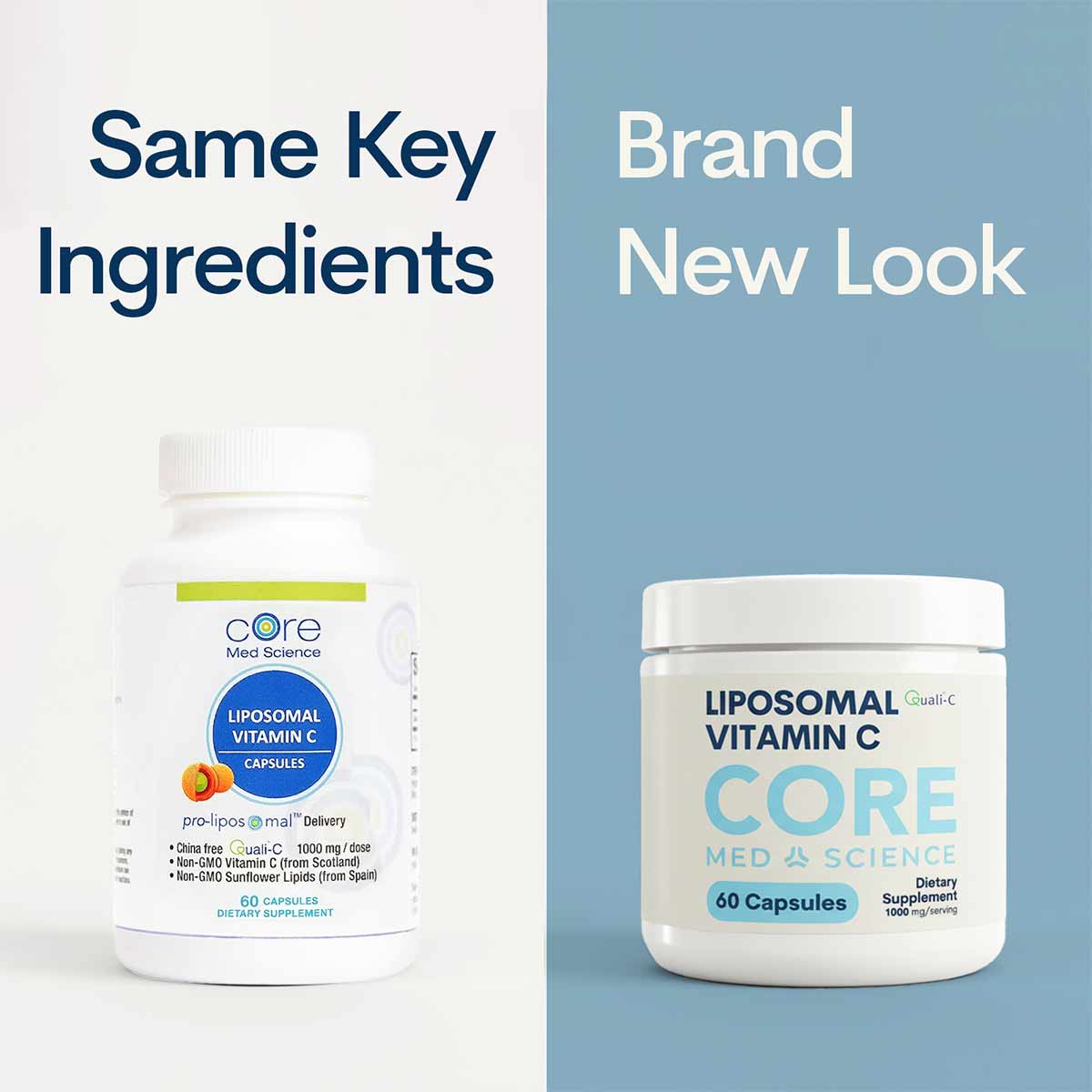 Liposomal Vitamin C Capsules, by Core Med Science