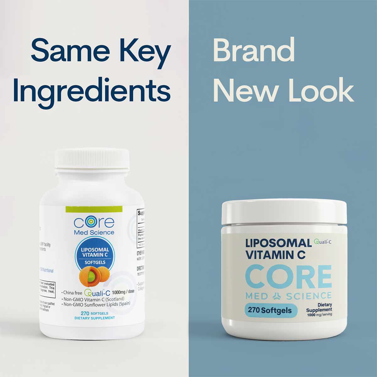 Liposomal Vitamin C Softgels, Core Med Science – Natural Healthy