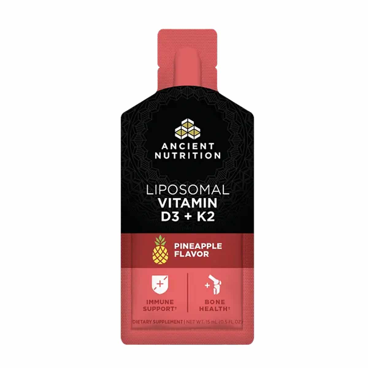 Liposomal Vitamin D3 + K2 Gel Packs, by Ancient Nutrition