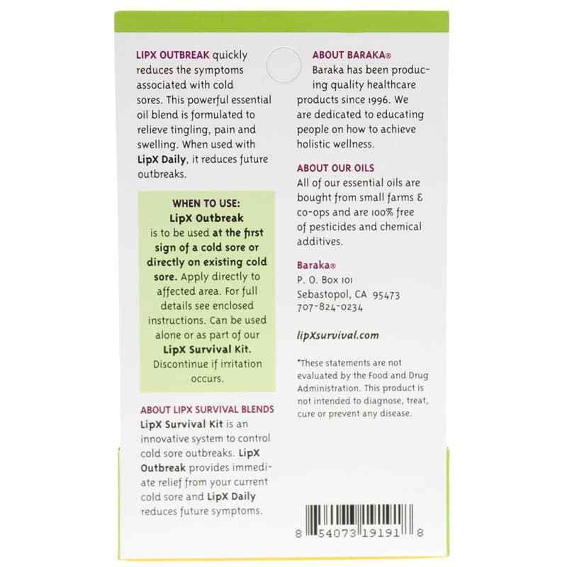 LipX Outbreak Cold Sore Relief, by Baraka, image #2