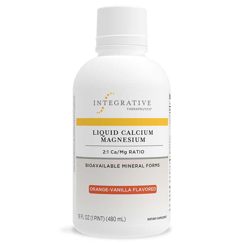 Liquid Calcium Magnesium 2:1 Orange Vanilla, by Integrative Therapeutics