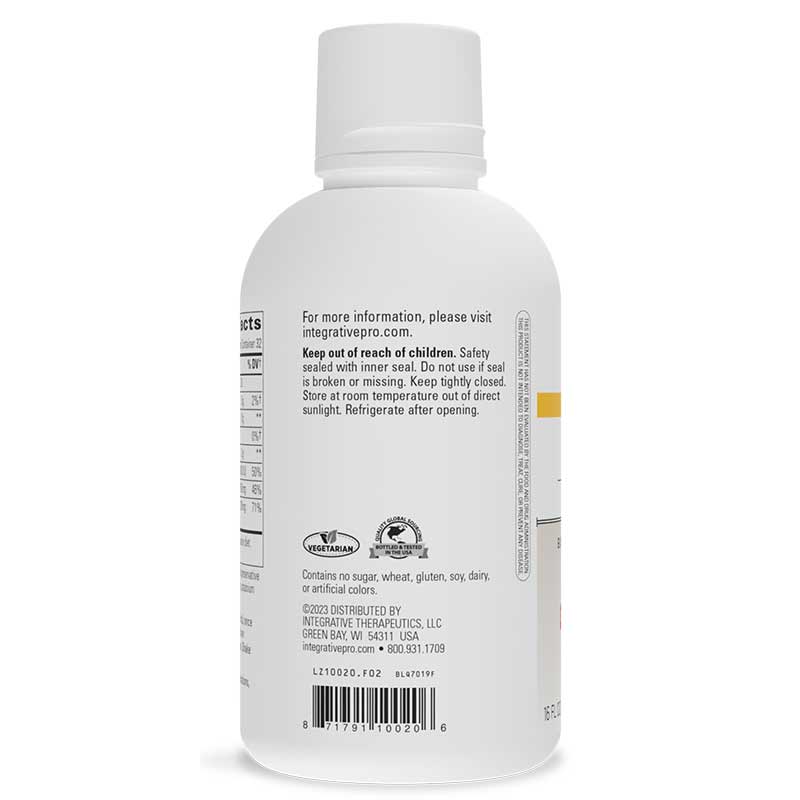 Liquid Calcium Magnesium 2:1 Orange Vanilla, by Integrative Therapeutics, image #2
