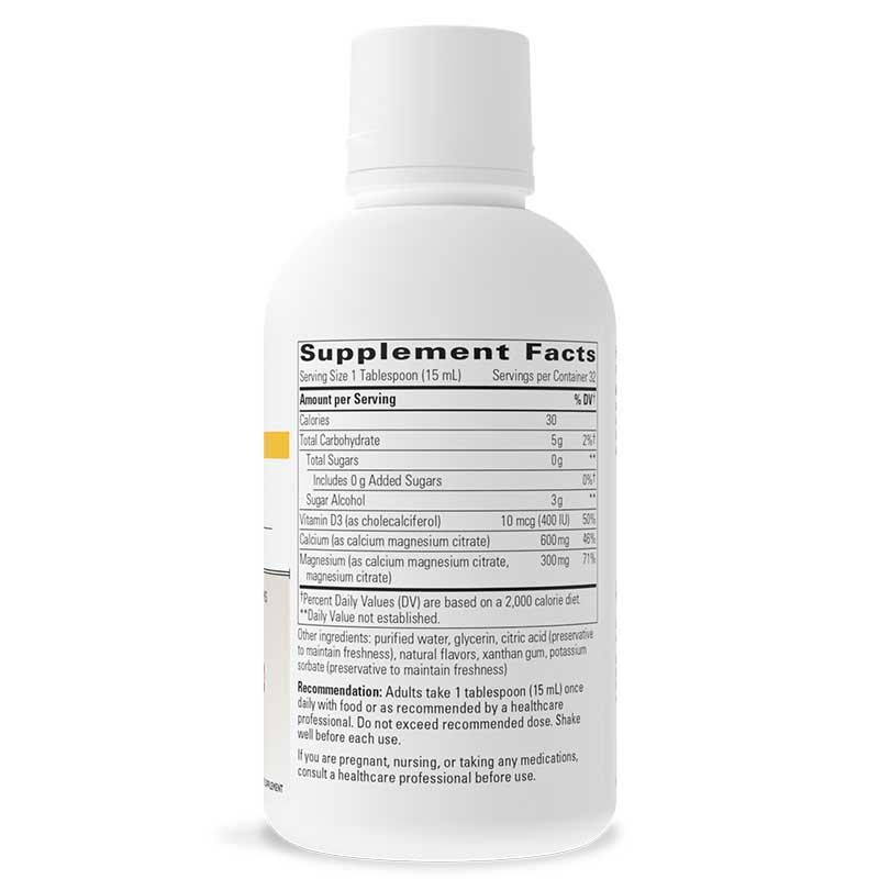 Liquid Calcium Magnesium 2:1 Orange Vanilla, by Integrative Therapeutics, image #3