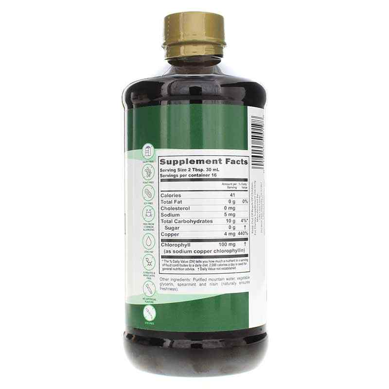 Liquid Chlorophyll Spearmint, 16.23 Oz, by Buried Treasure, image #2
