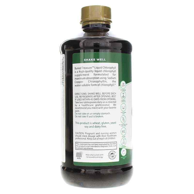 Liquid Chlorophyll Spearmint, 16.23 Oz, by Buried Treasure, image #3