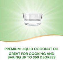Clear glass bowl containing transparent liquid on green gradient background.
