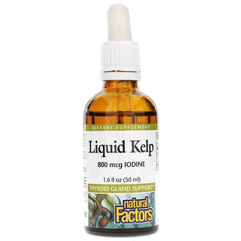 Liquid Kelp 800 Mcg Iodine, by Natural Factors