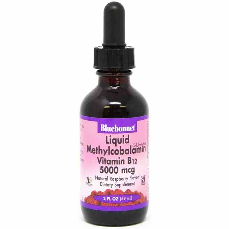 Liquid Methylcobalamin Vitamin B12 5000 Mcg, by Bluebonnet
