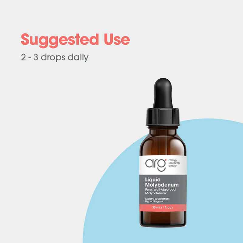 Allergy Research Group - Liquid Molybdenum - 1 fl. oz (30 ml)