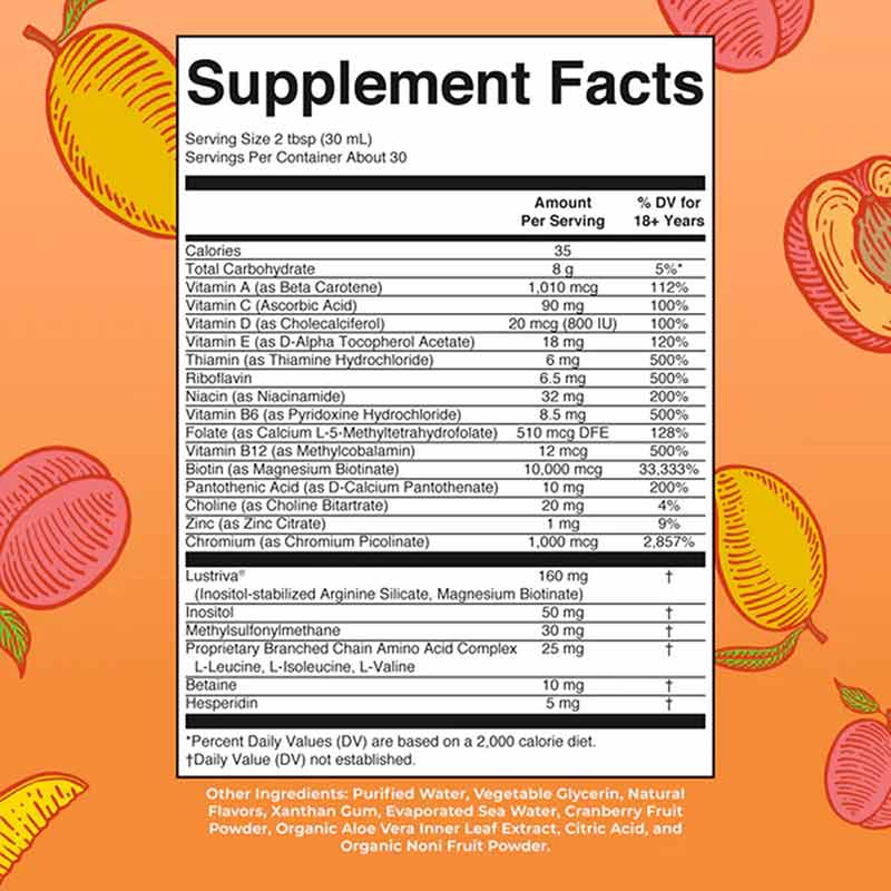 Liquid Morning Multivitamin + Hair Growth, 30 Oz, by MaryRuth's Organics, image #2