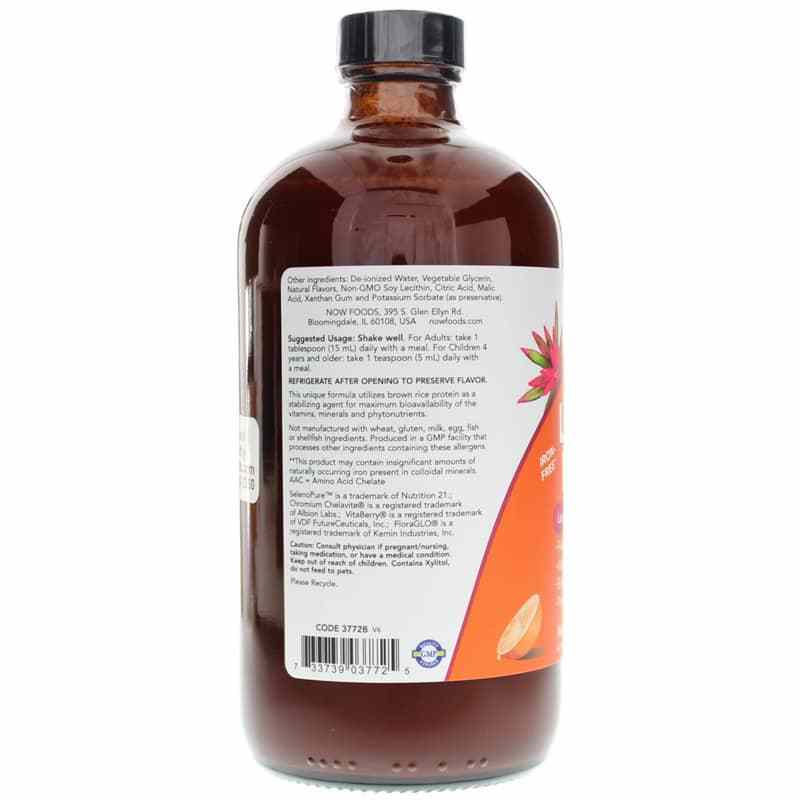 Liquid Multi, Tropical Orange, by NOW Foods, image #3