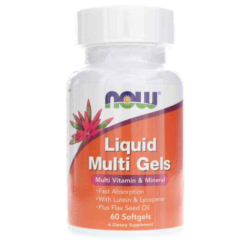 Liquid Multi Gels, 60 Softgels, by NOW Foods