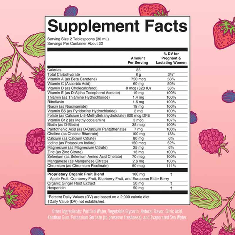 Liquid Prenatal+Postnatal Multivitamin, 32 Oz, by MaryRuth's Organics, image #2