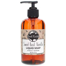 Liquid Soap, Sweet Basil Vanilla, by Good Earth