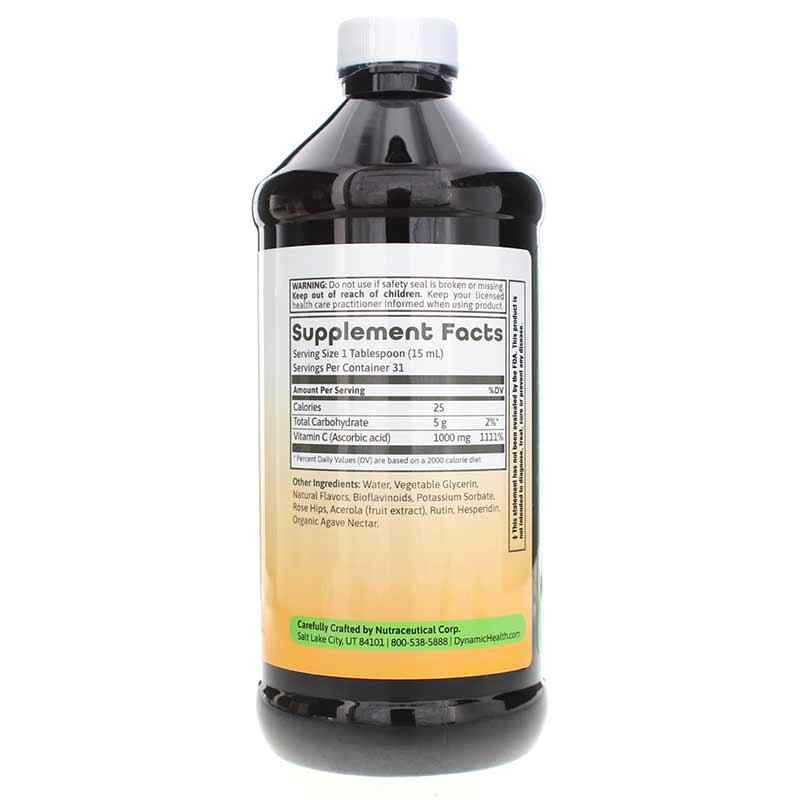 Liquid Vitamin C Citrus Flavor, by Dynamic Health, image #2