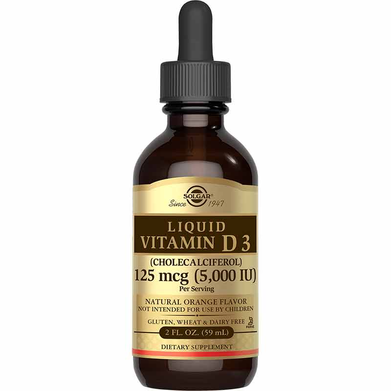 Liquid Vitamin D3 5000 IU, by Solgar