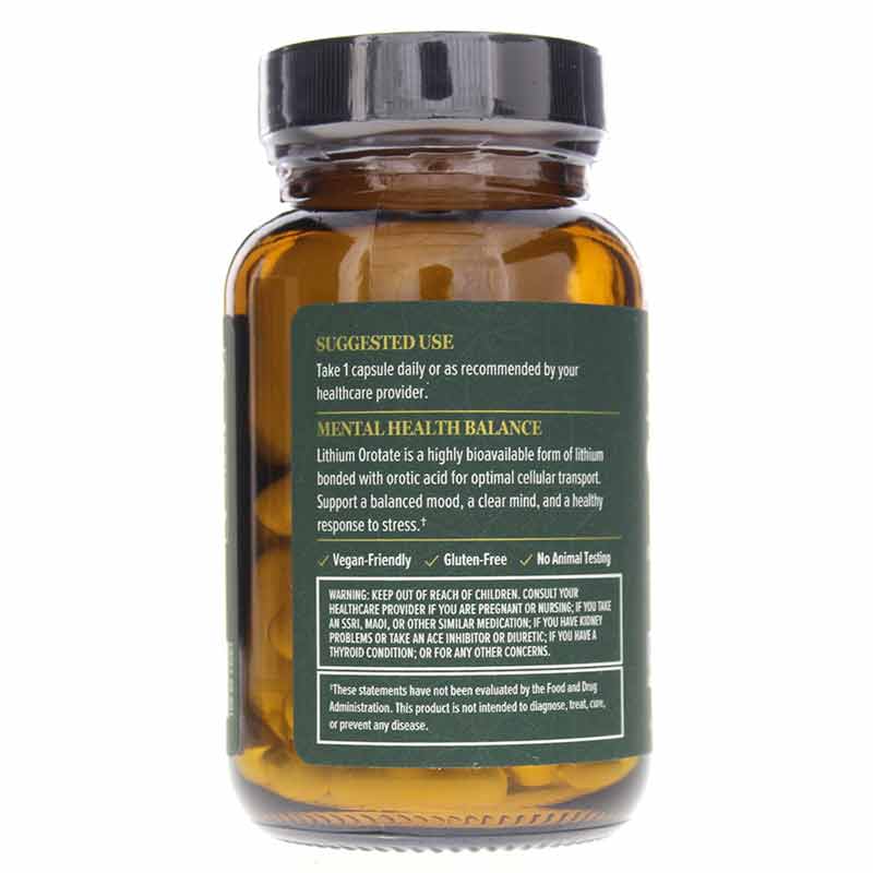 Lithium Orotate 10 Mg, by Global Healing, image #3
