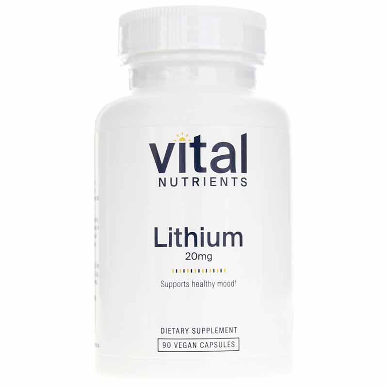 Lithium (orotate) 20 Mg, by Vital Nutrients